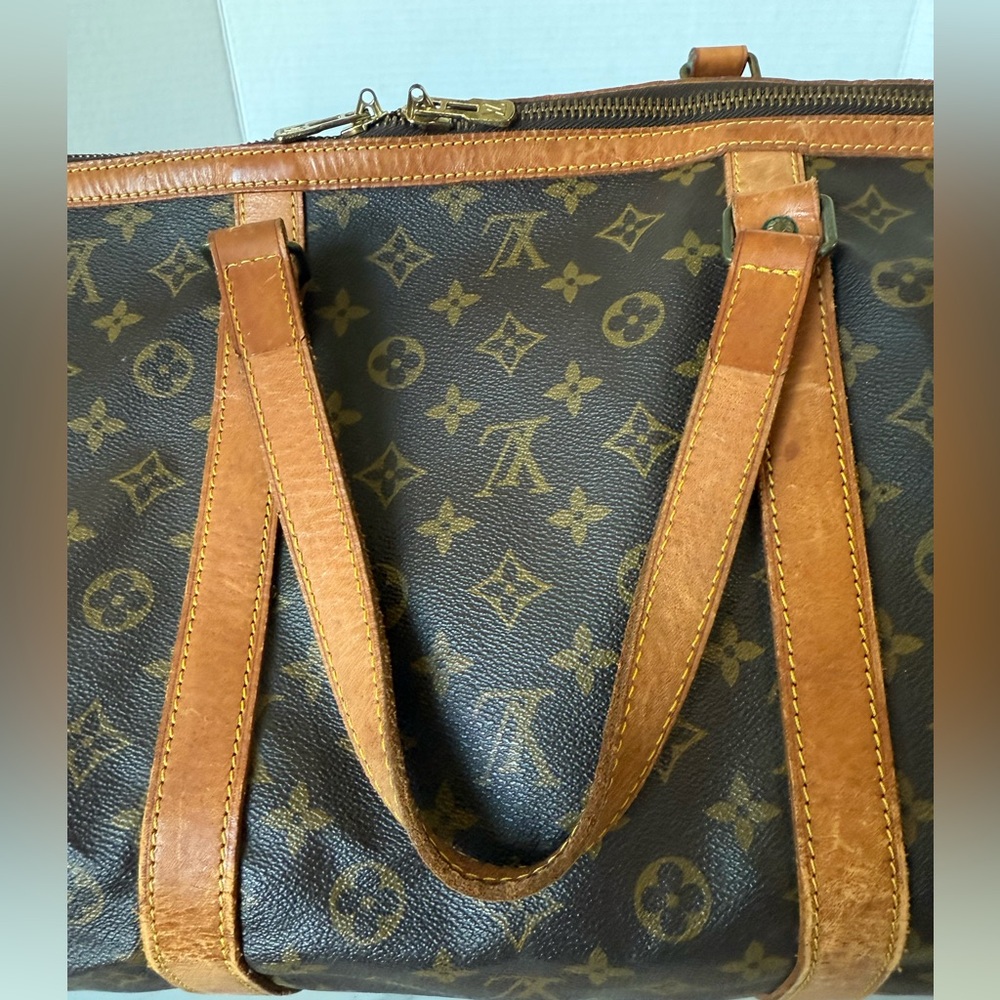 Louis Vuitton Sac Souple 55 Vintage Duffel Travel Bag - Authentic - Picture 10 of 15